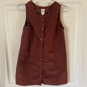 Brown corduroy dress - baby gap size 4 - excellent condition